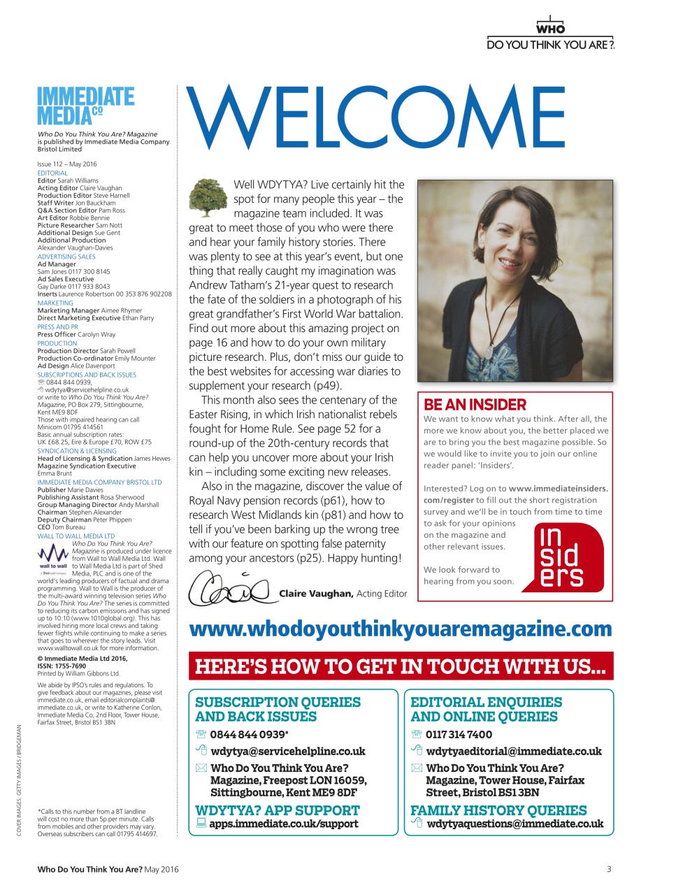 Who Do You Think You Are? Preview Pages