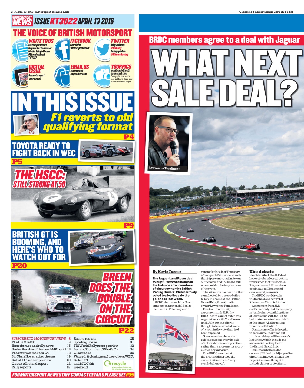 Motorsport News Preview Pages
