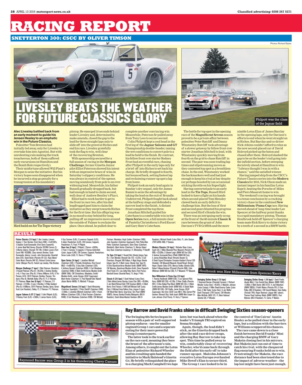 Motorsport News Preview Pages