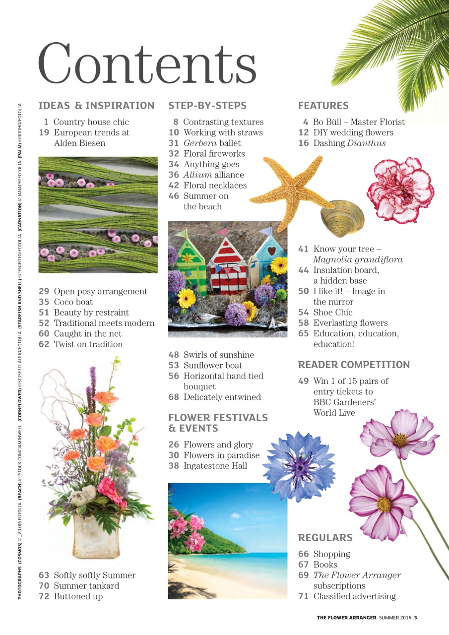 The Flower Arranger Preview Pages