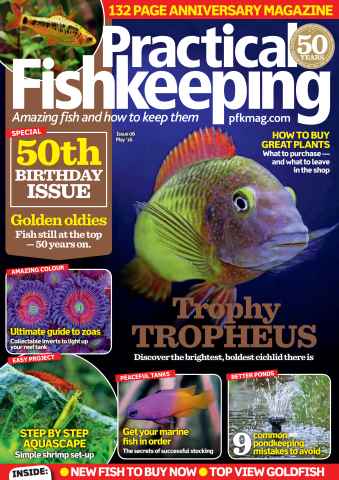 Practical Fishkeeping issue May 2016