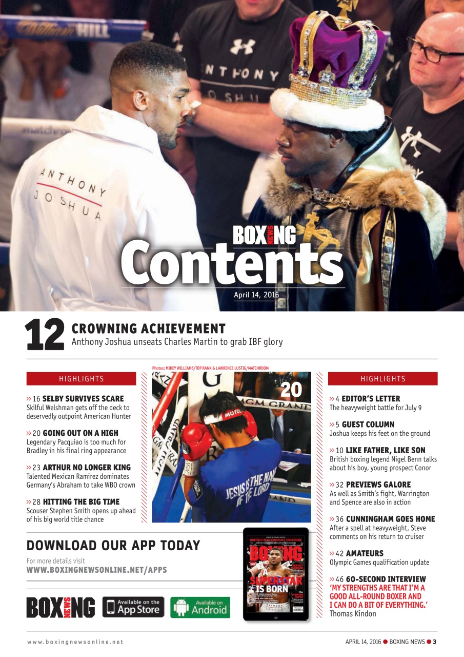 Boxing News Preview Pages