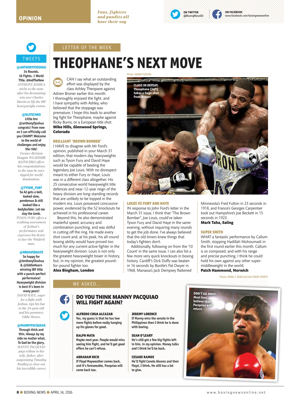 Boxing News Preview Pages