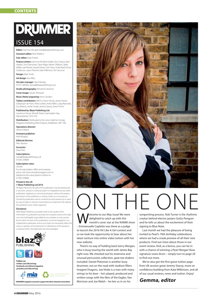 iDrum magazine: Never miss a beat Preview Pages