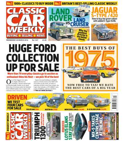 Classic Car Weekly issue 30th March 2016