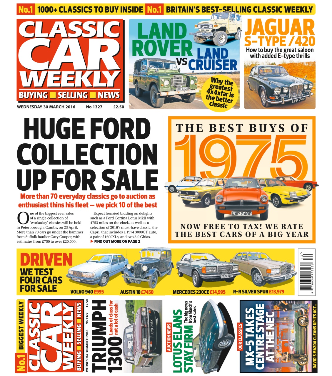 Classic Car Weekly Preview Pages