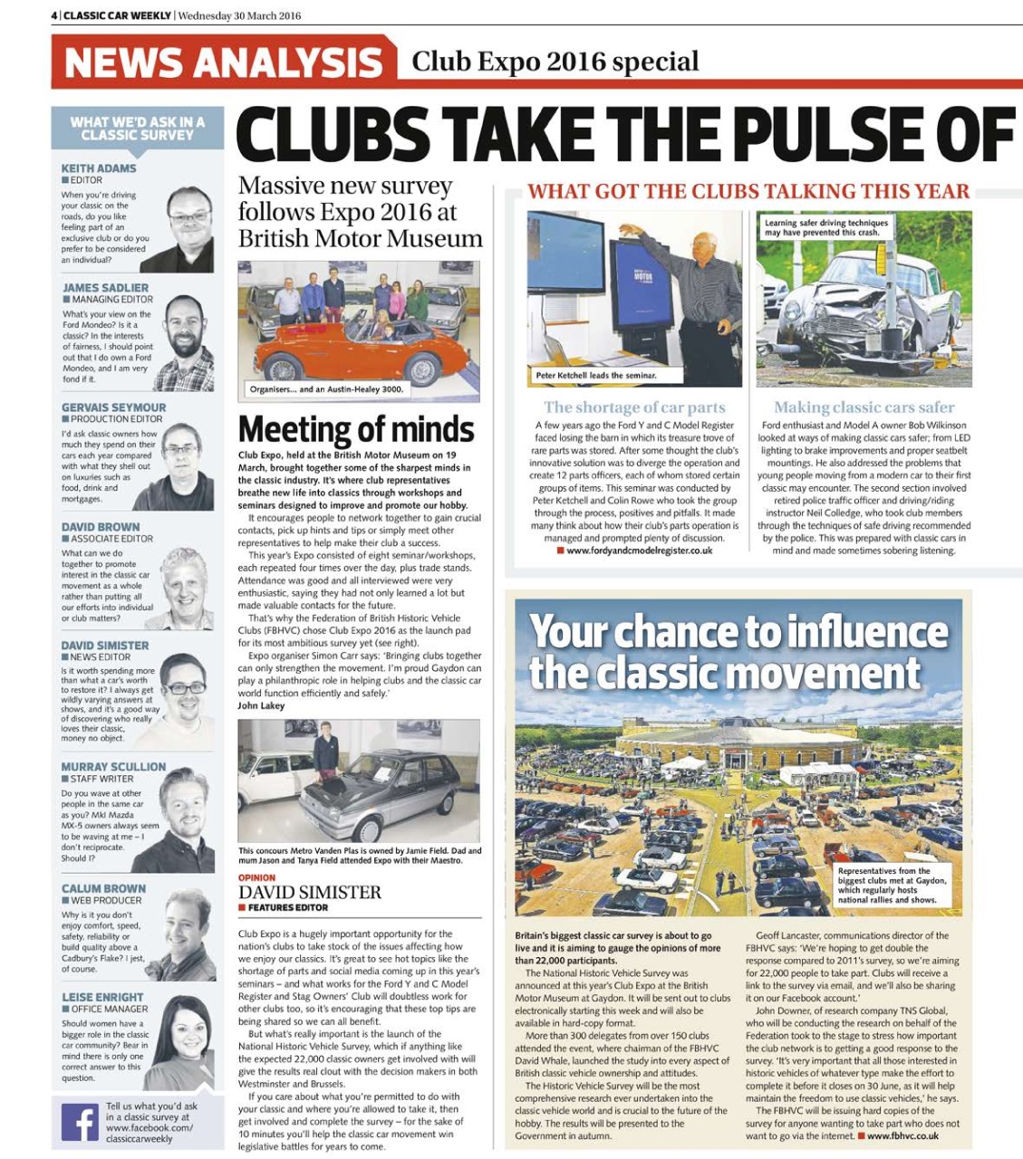 Classic Car Weekly Preview Pages