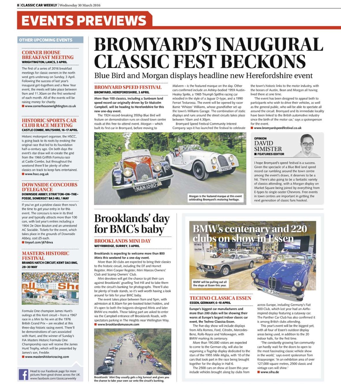 Classic Car Weekly Preview Pages