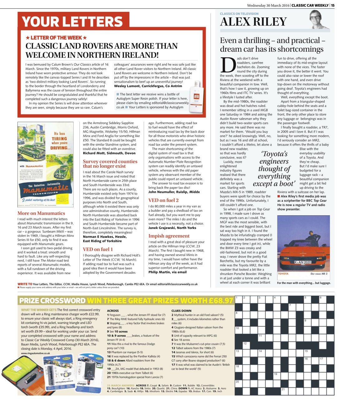 Classic Car Weekly Preview Pages