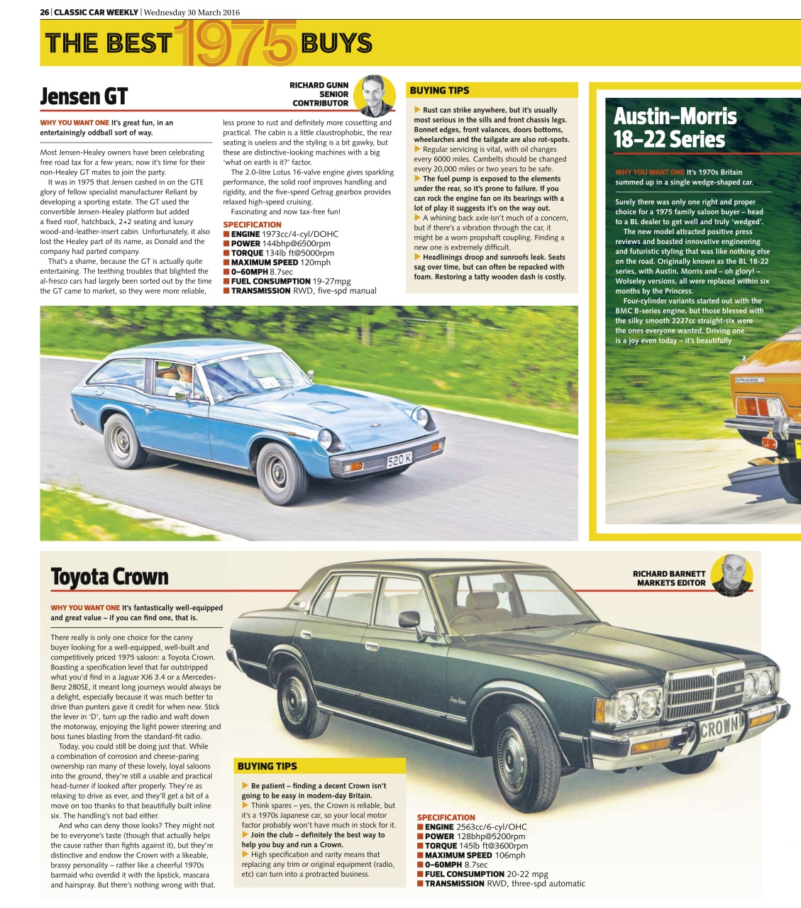 Classic Car Weekly Preview Pages