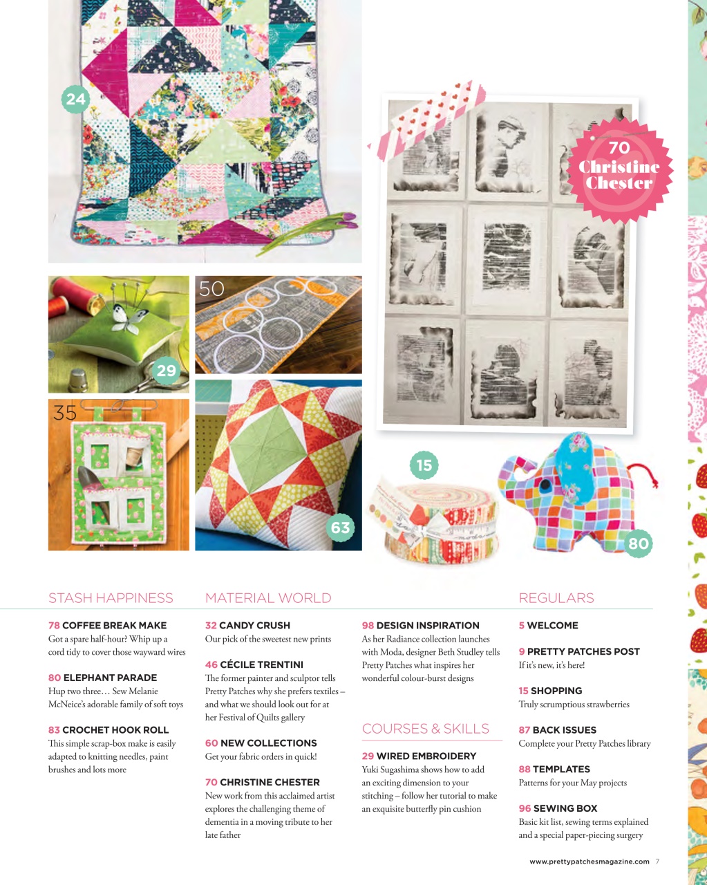 Pretty Patches Magazine Preview Pages