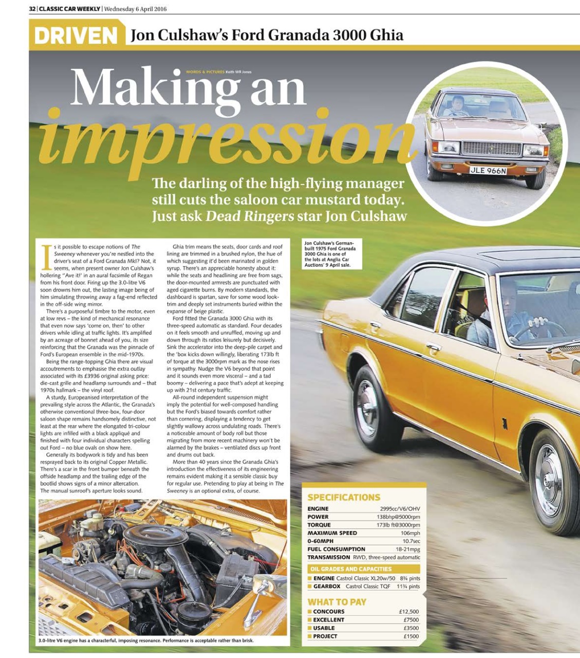 Classic Car Weekly Preview Pages