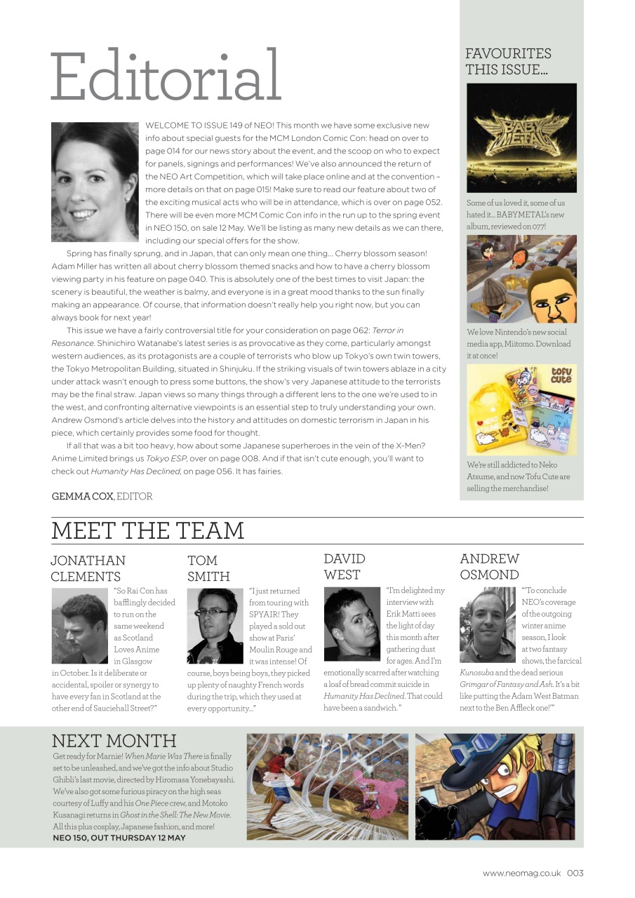 NEO Magazine Preview Pages