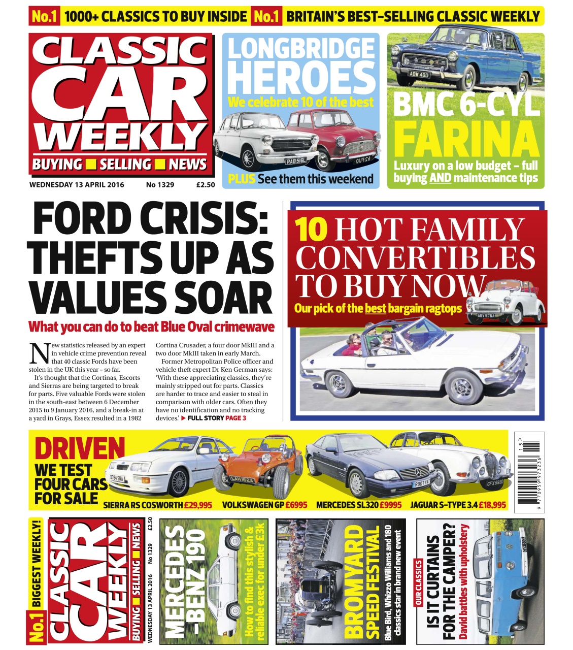 Classic Car Weekly Preview Pages