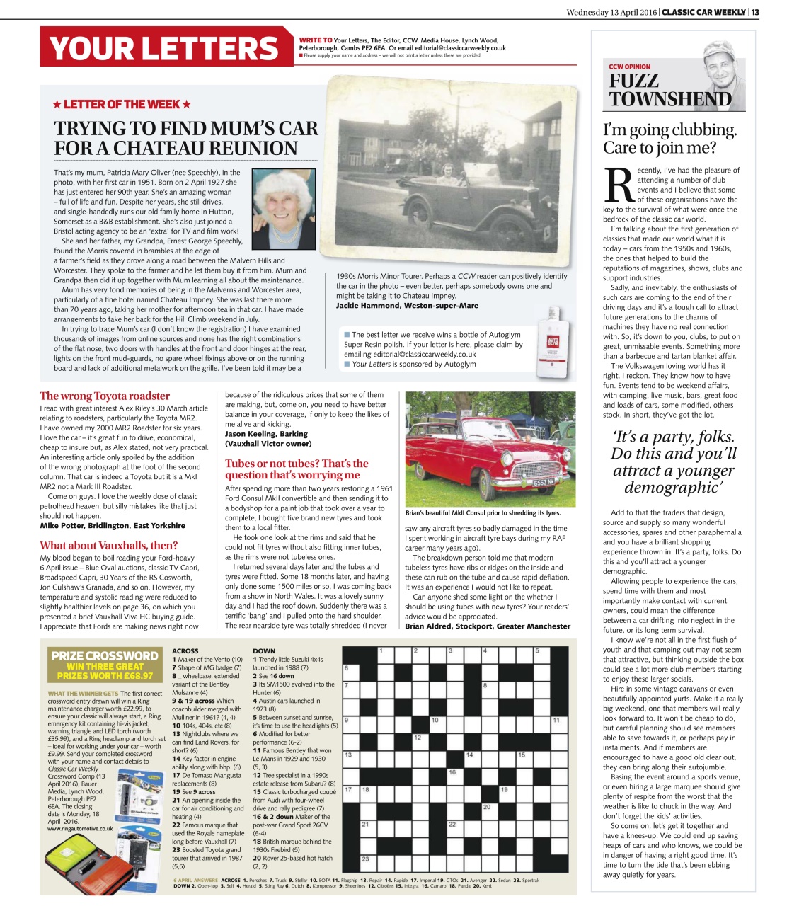 Classic Car Weekly Preview Pages