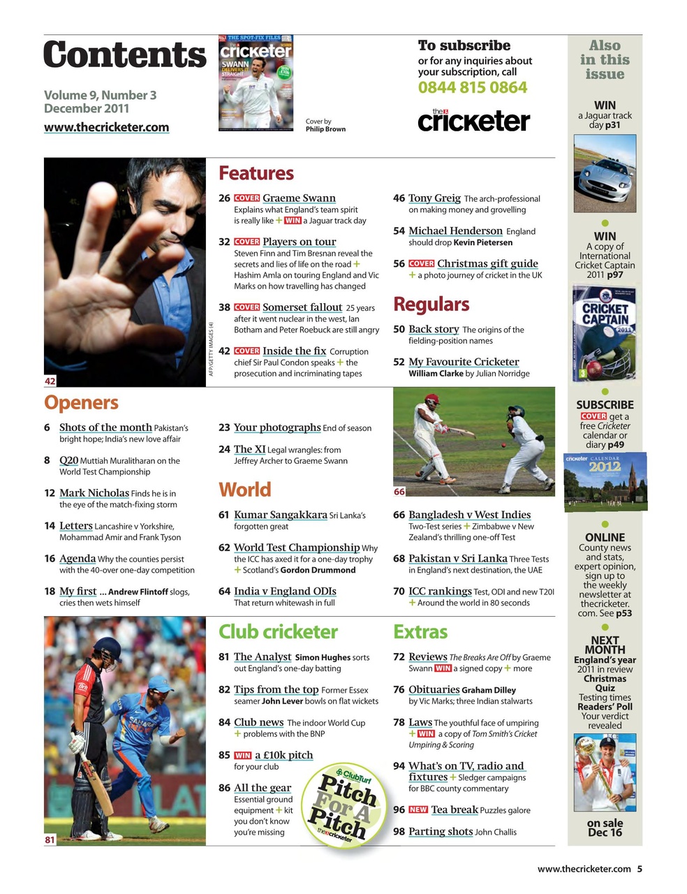 The Cricketer Magazine Preview Pages