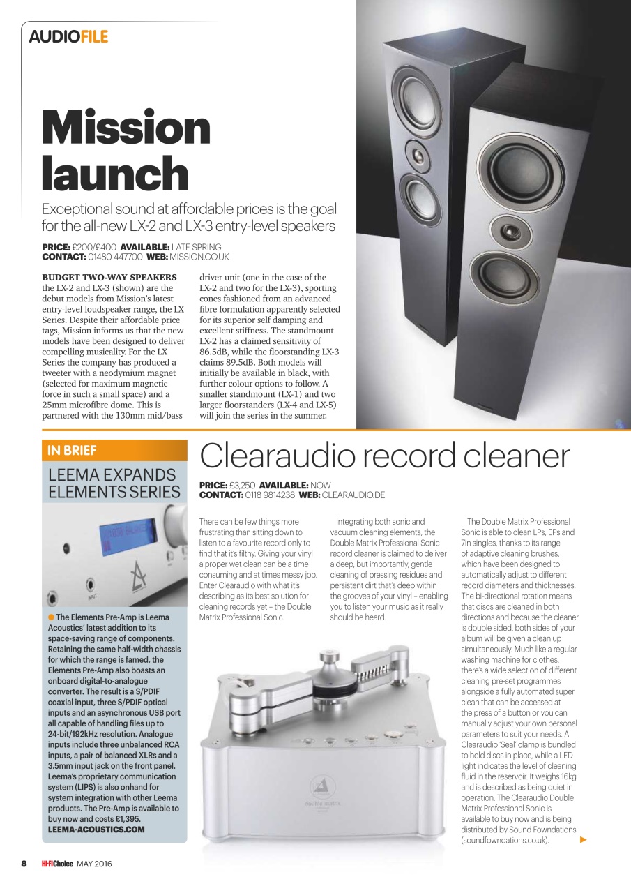 Hi-Fi Choice Preview Pages