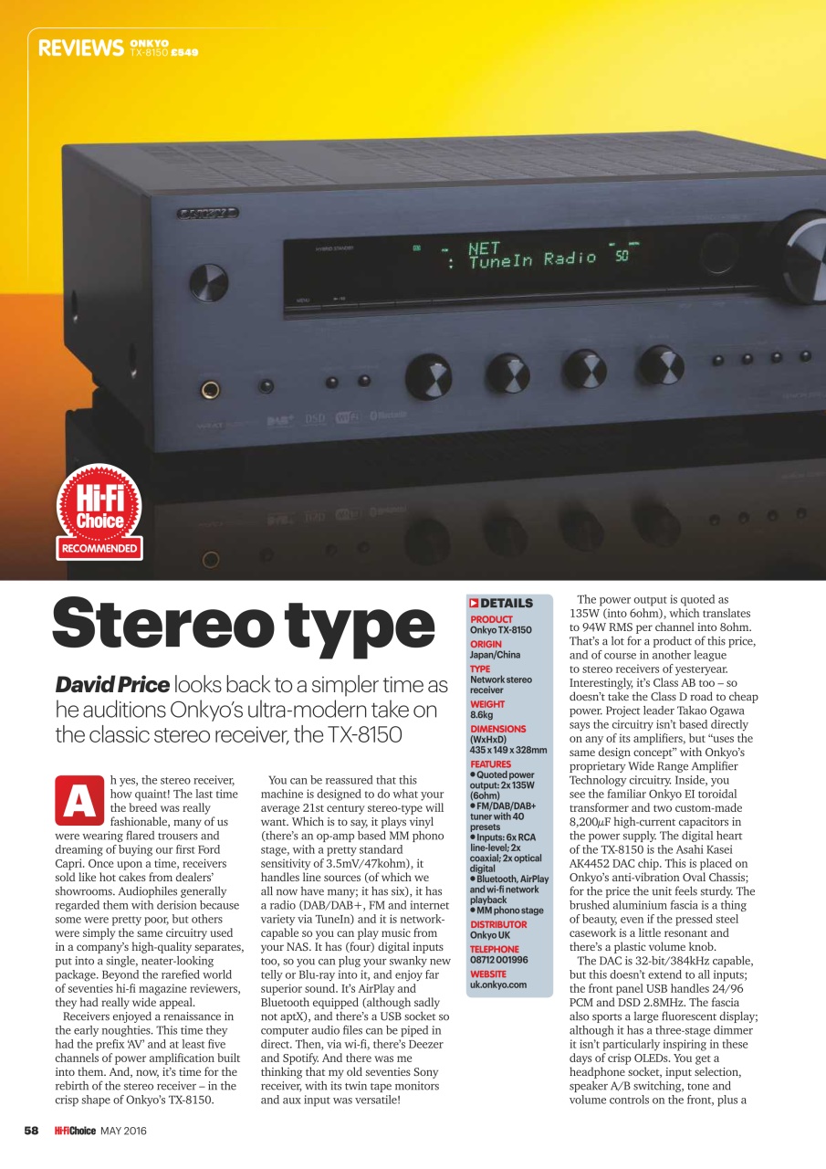 Hi-Fi Choice Preview Pages