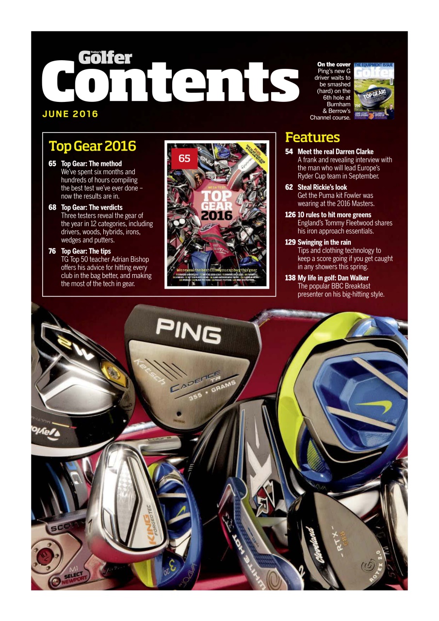 Today's Golfer Preview Pages