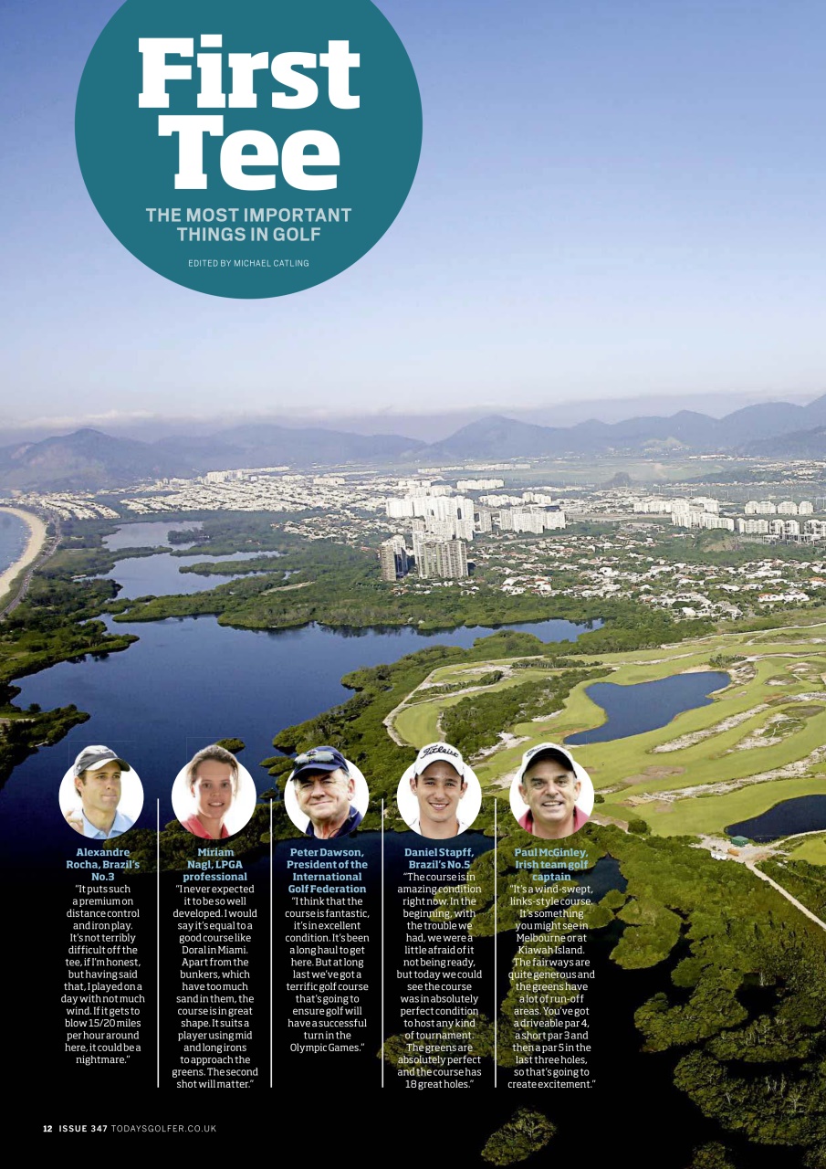 Today's Golfer Preview Pages