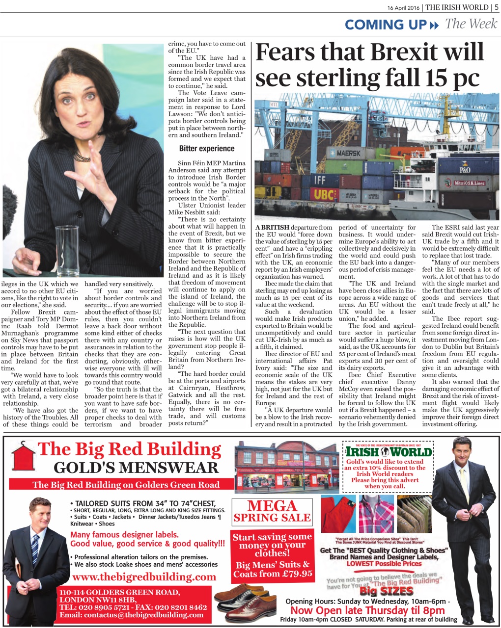 Irish World Preview Pages