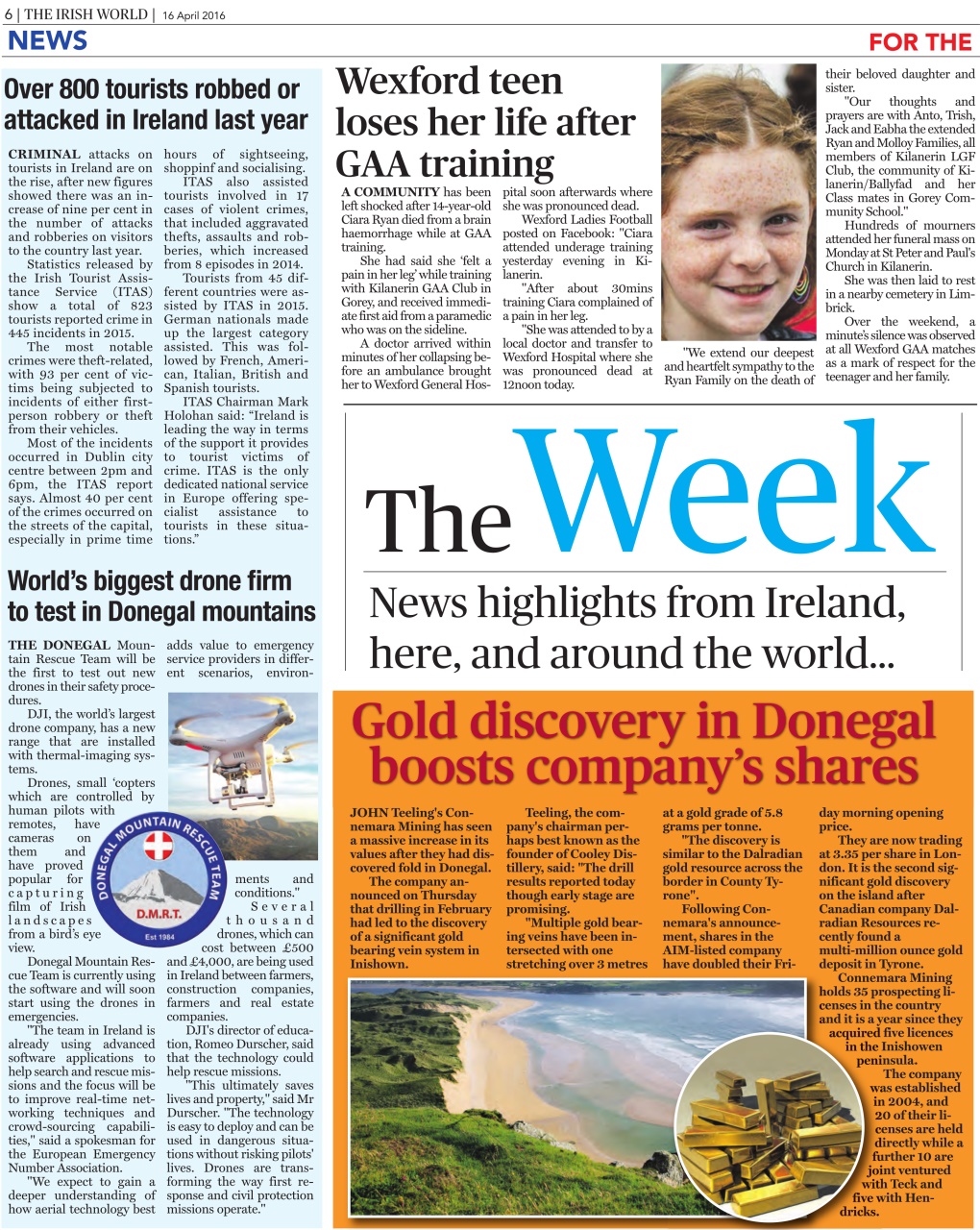 Irish World Preview Pages