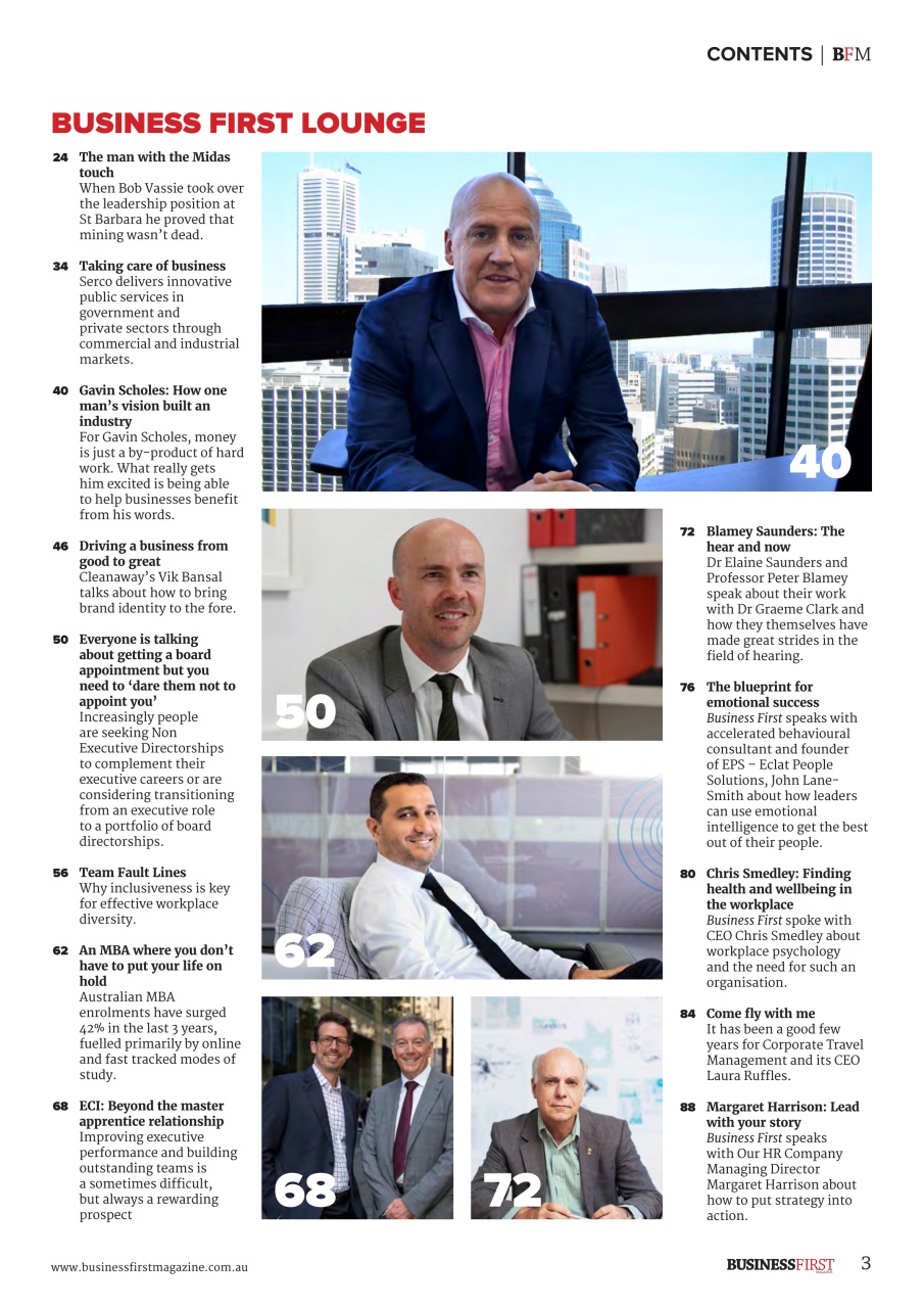Business First Magazine Preview Pages