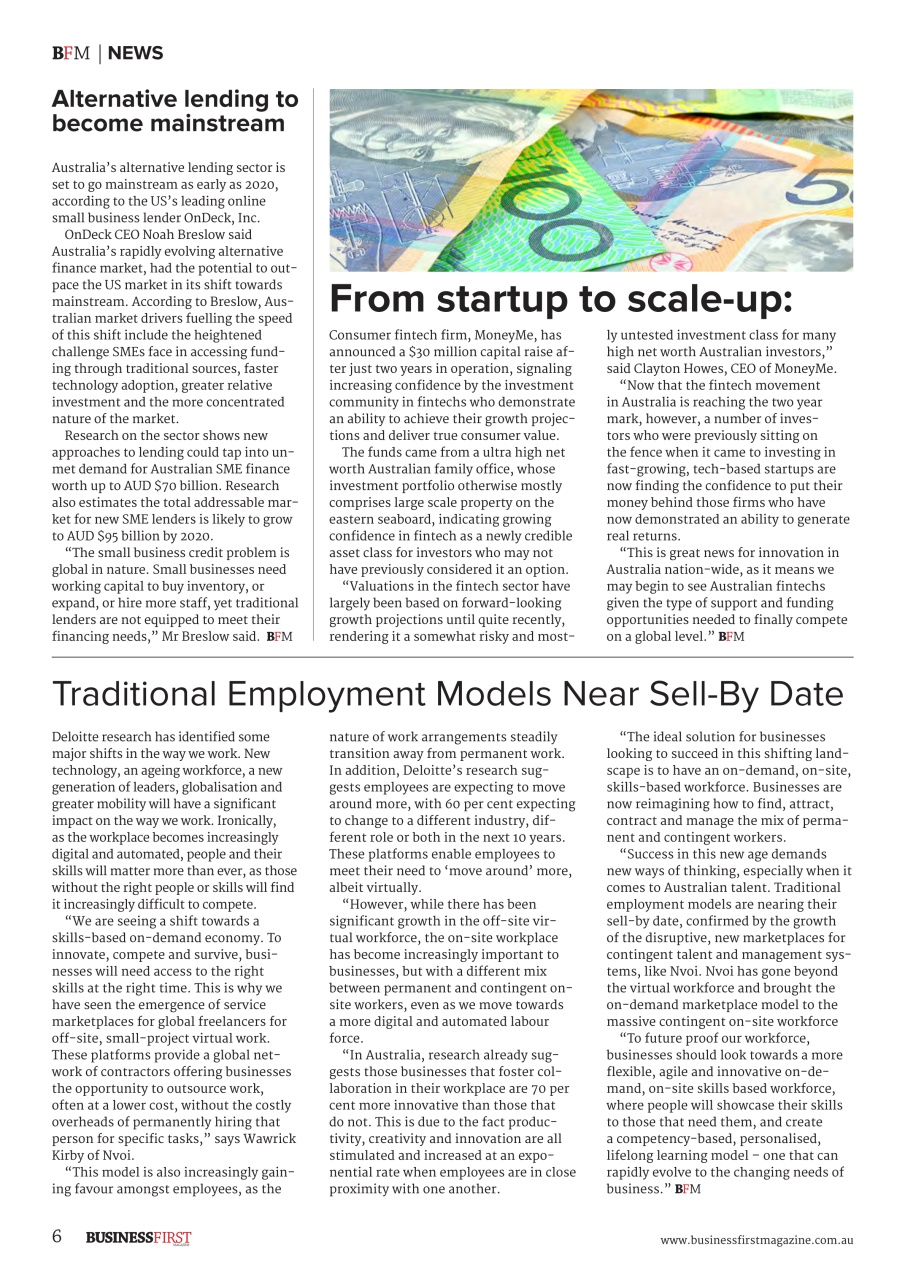 Business First Magazine Preview Pages