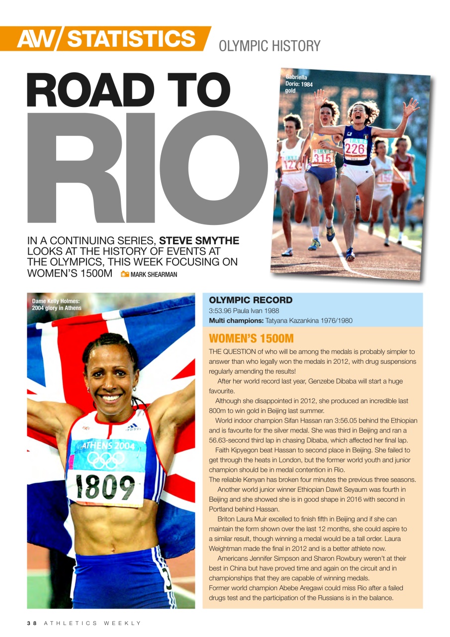AW – Athletics Weekly Magazine Preview Pages