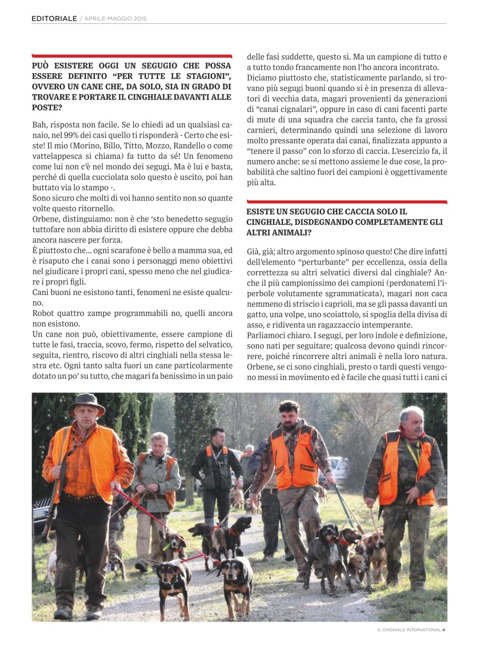 IL CINGHIALE CHE PASSIONE Preview Pages