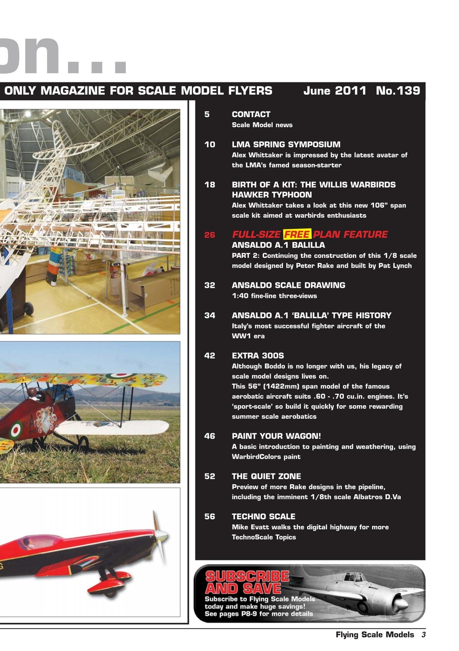 Flying Scale Models Preview Pages