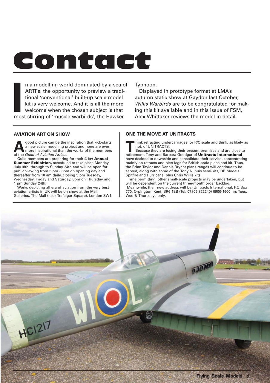 Flying Scale Models Preview Pages