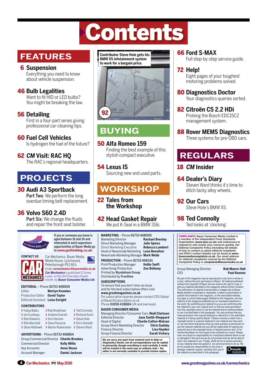 Car Mechanics Preview Pages