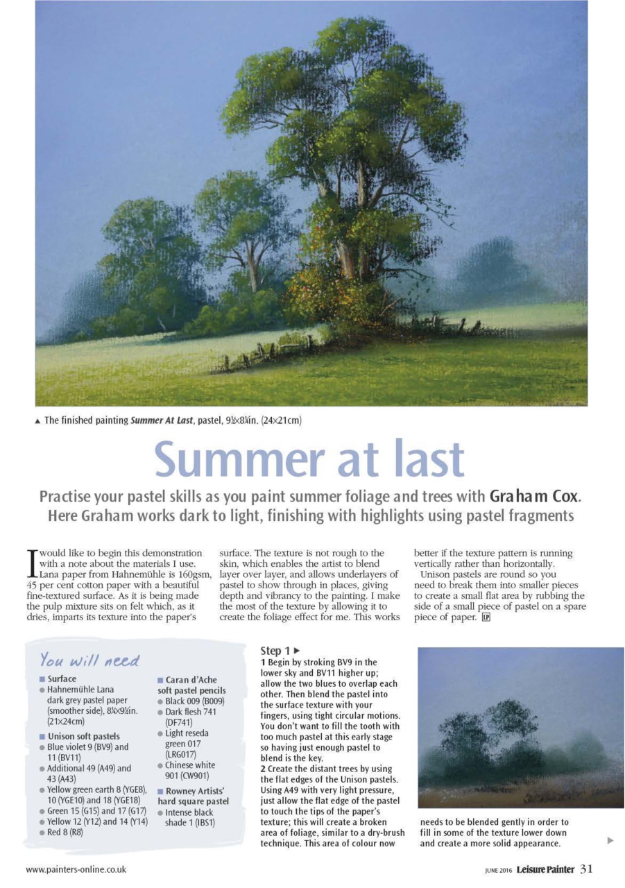 Leisure Painter & The Artist Preview Pages