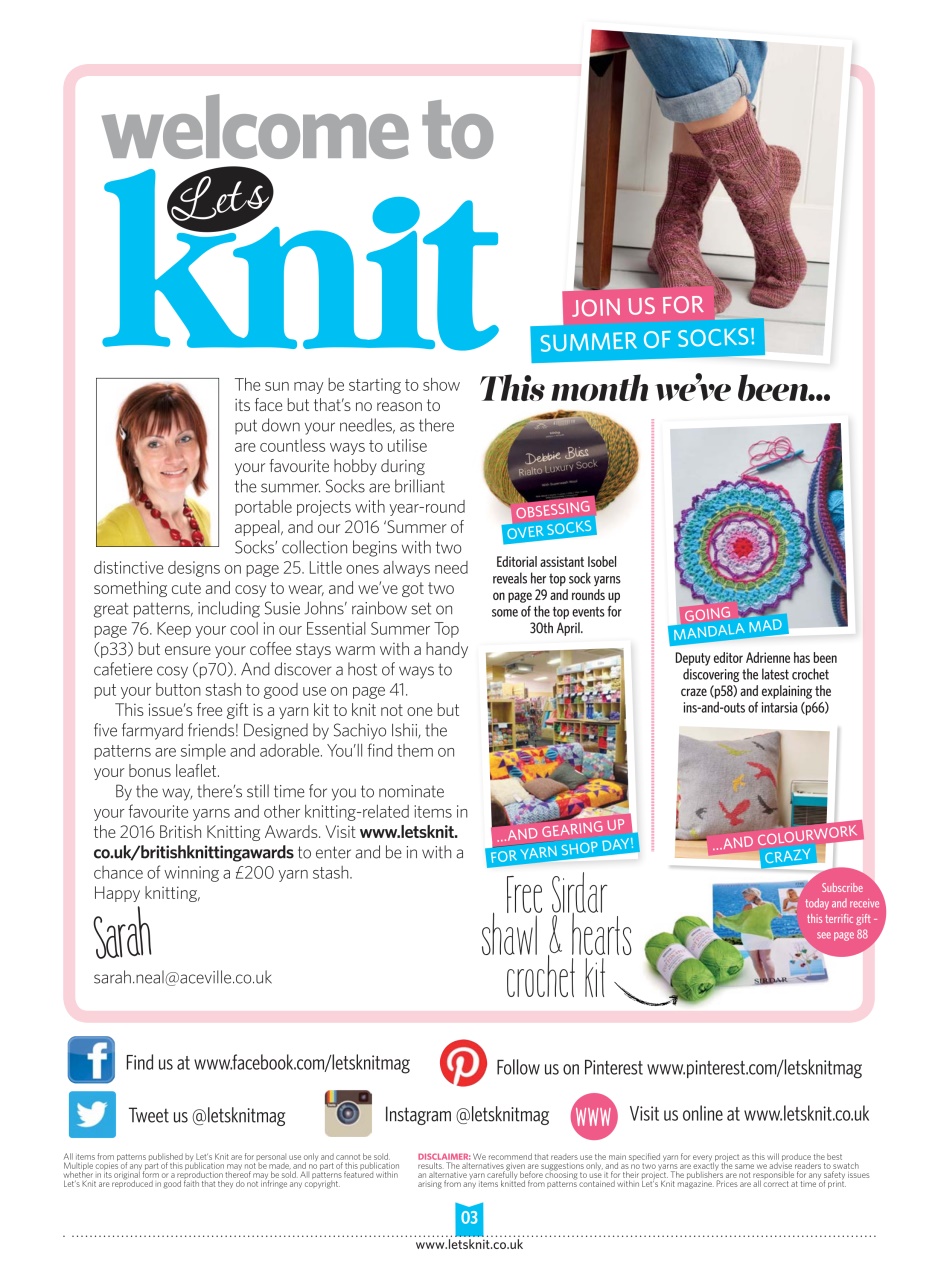 Let's Knit Preview Pages