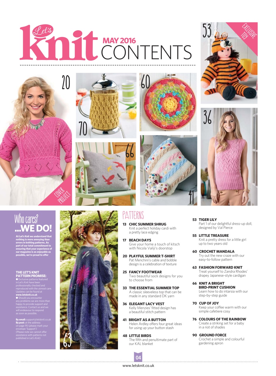 Let's Knit Preview Pages