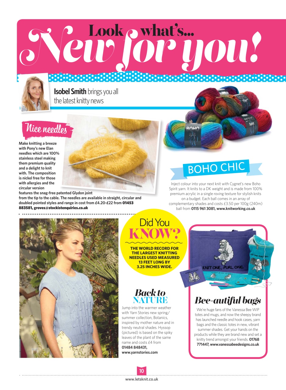 Let's Knit Preview Pages