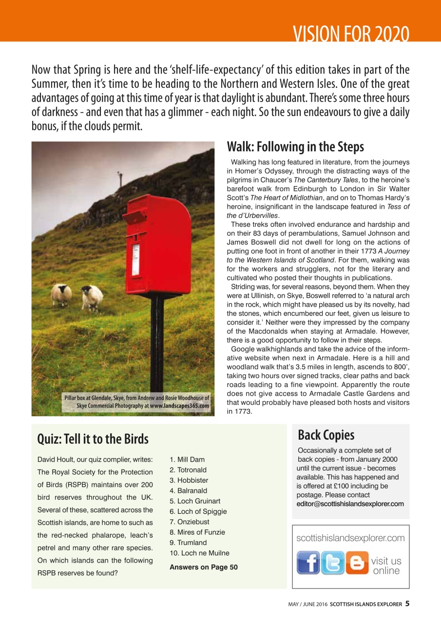 Scottish Islands Explorer Preview Pages