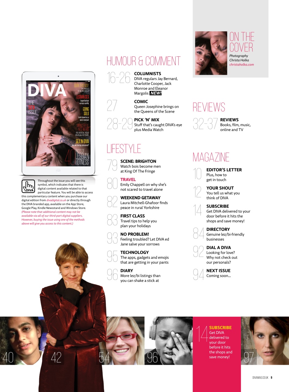 DIVA Magazine Preview Pages