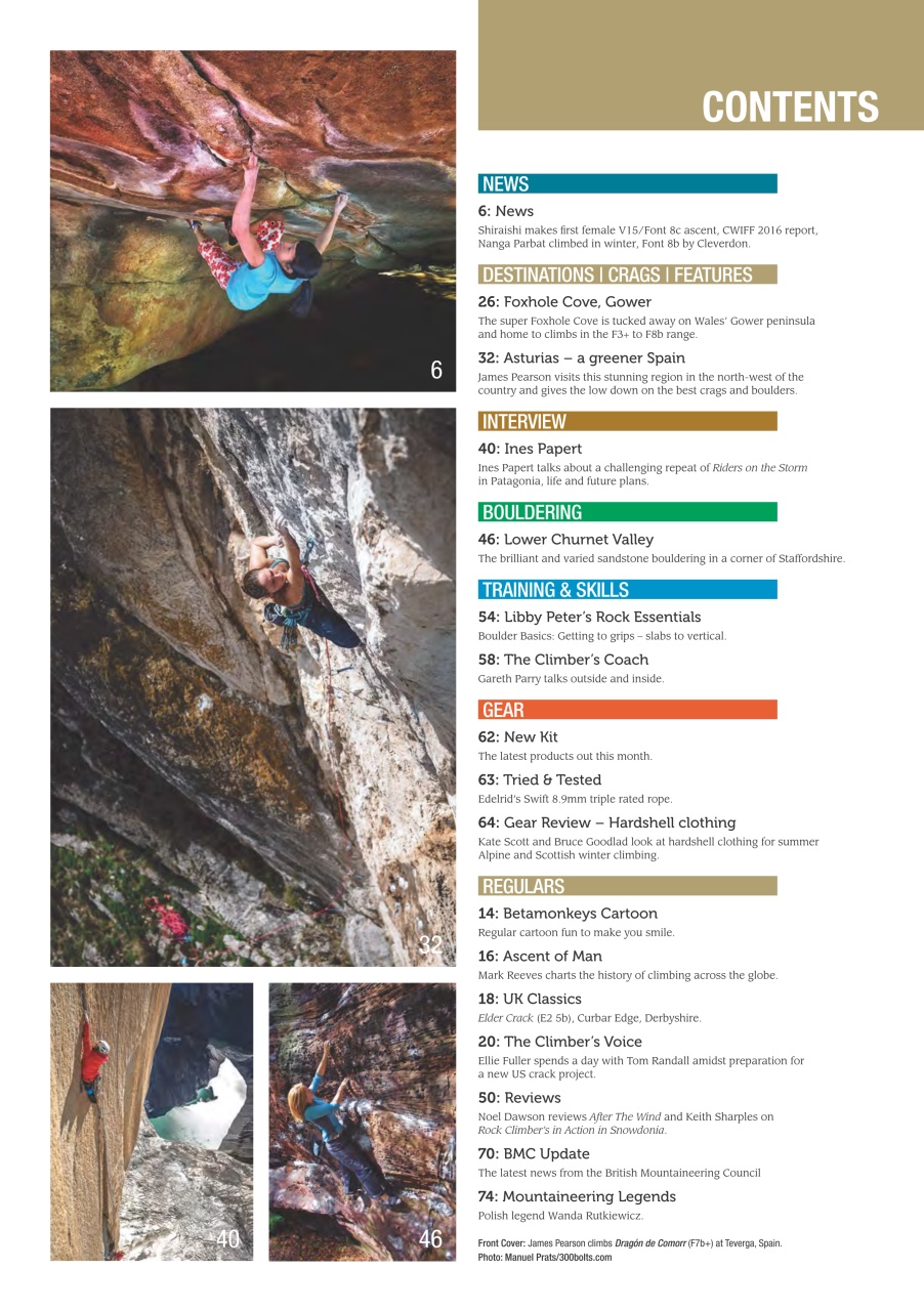 Climber Preview Pages
