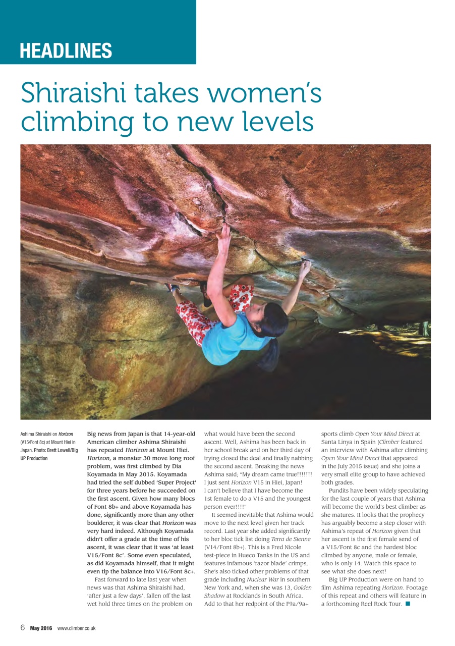 Climber Preview Pages