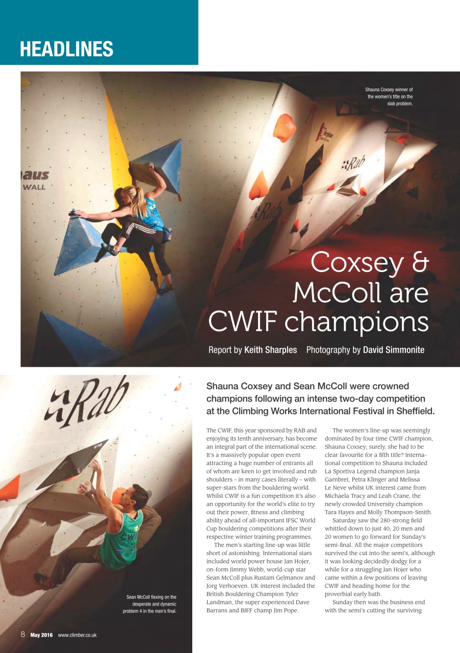 Climber Preview Pages