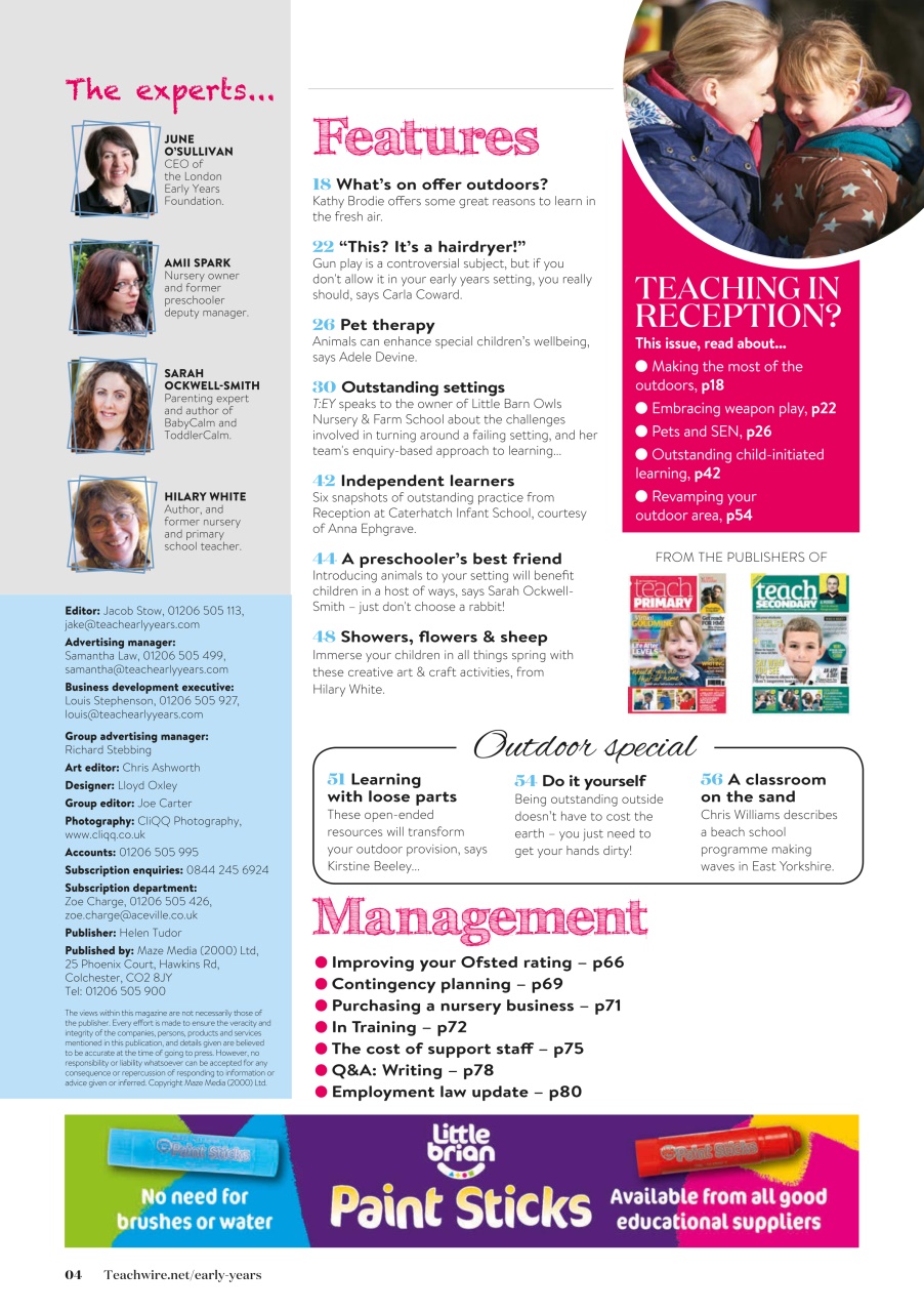 Teach Early Years Preview Pages