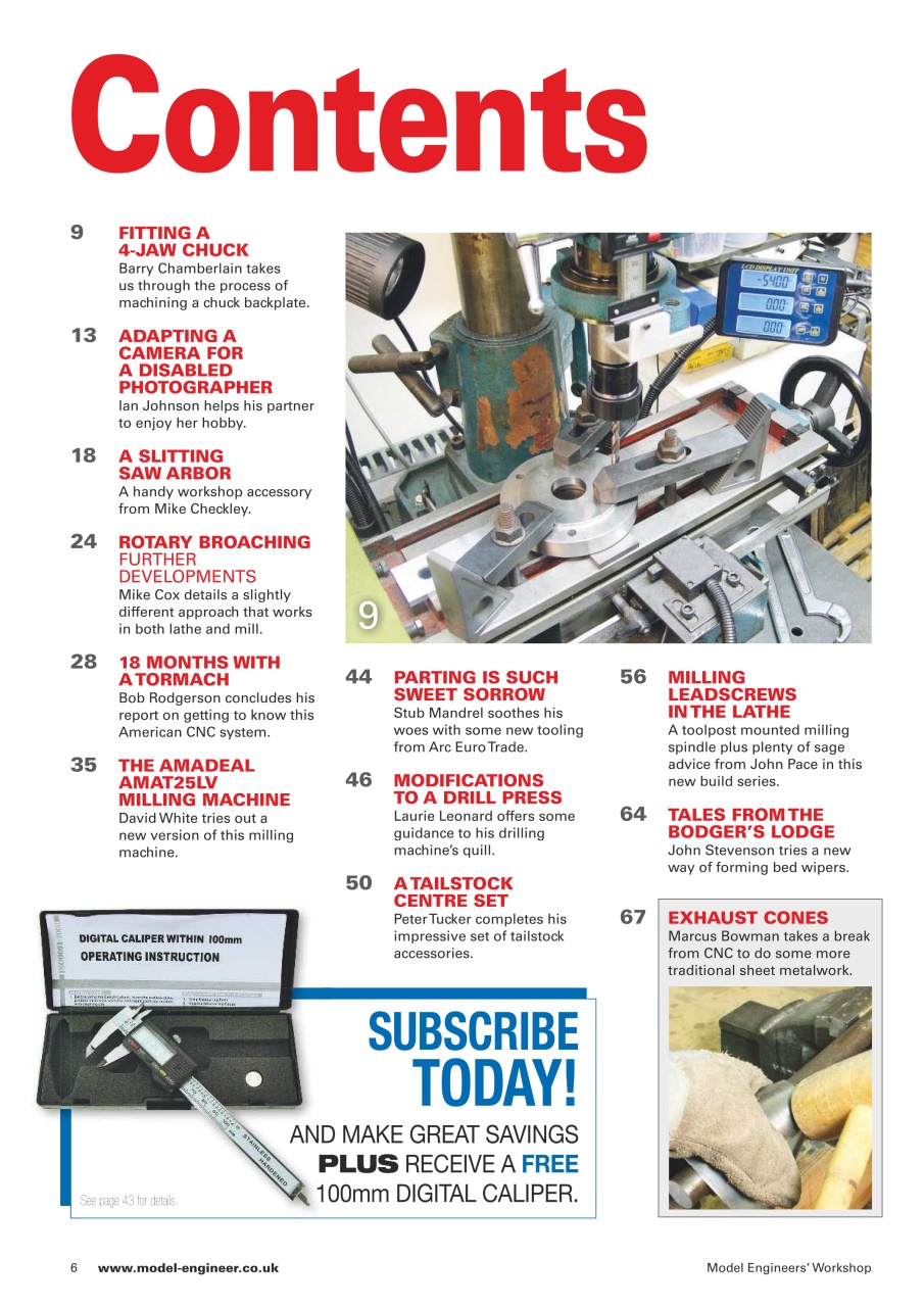 Model Engineer & Workshop Magazine Preview Pages