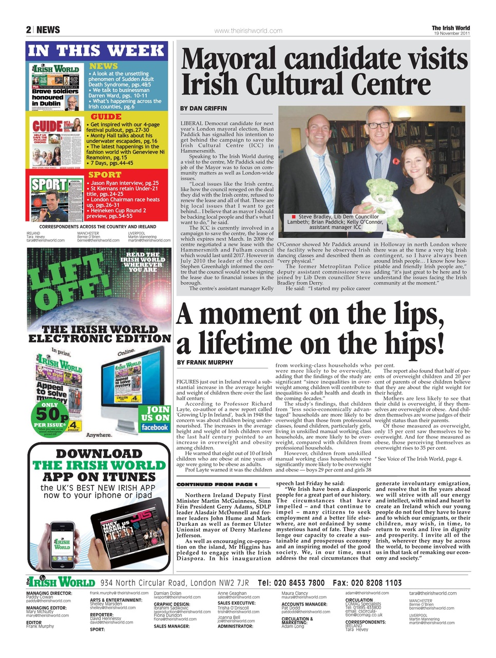 Irish World Preview Pages