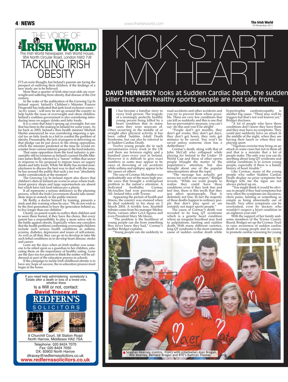 Irish World Preview Pages