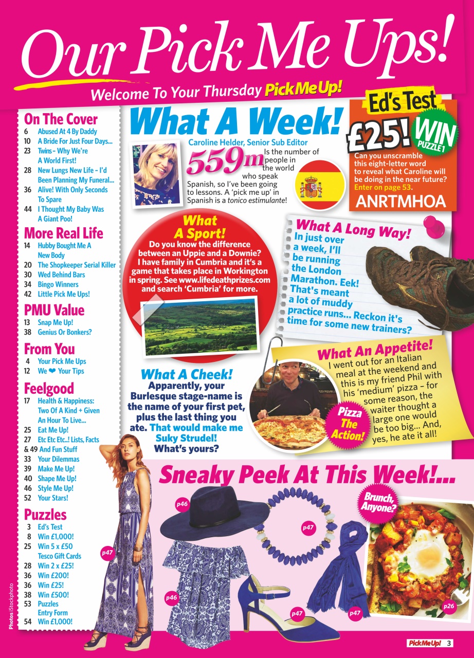 Pick Me Up Preview Pages