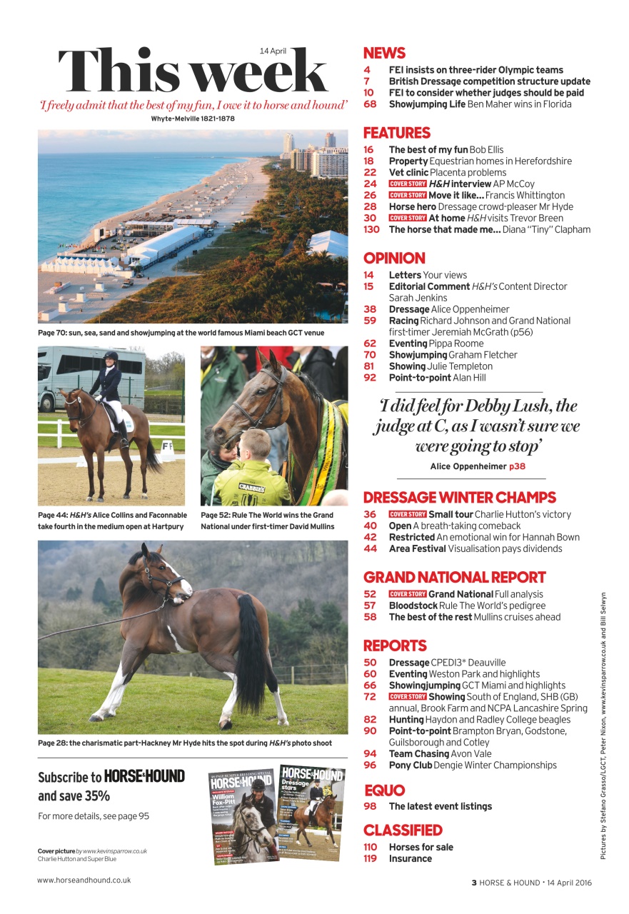 Horse & Hound Preview Pages