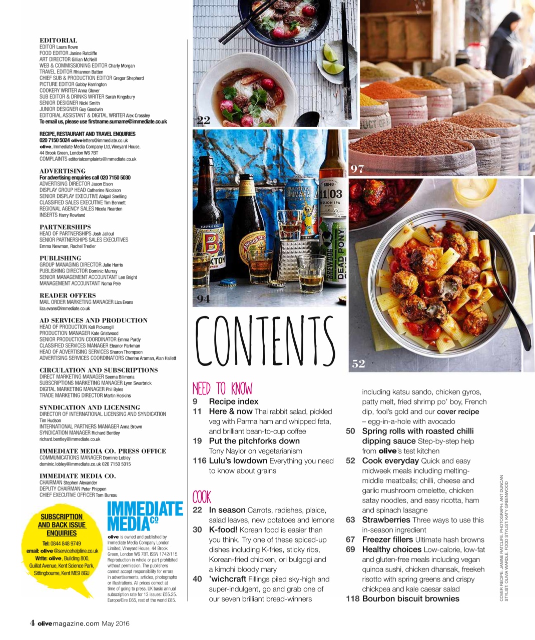 Olive Magazine Preview Pages