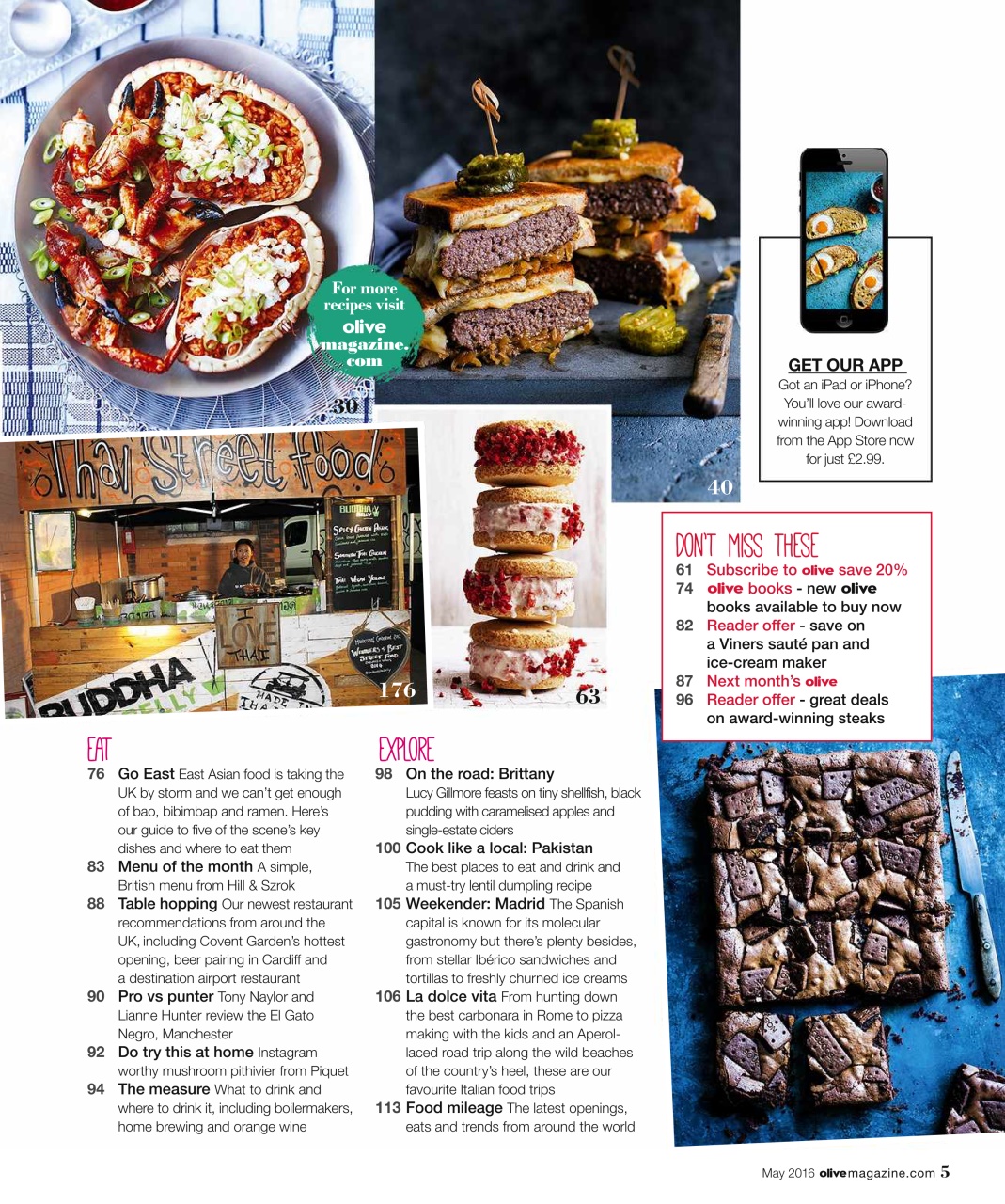 Olive Magazine Preview Pages